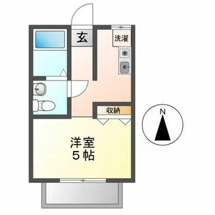 セジュール徳重【1C号室】の間取り