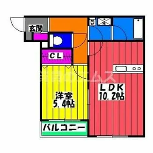 グランメゾン麦野【303号室】の間取り