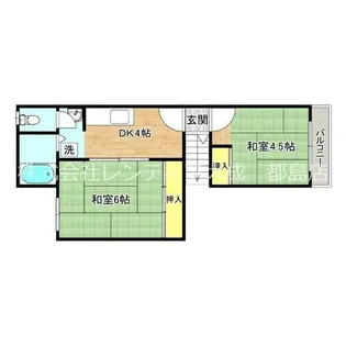 大阪府大阪市旭区赤川4丁目【アパート】の間取り