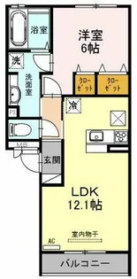 コンフォールミタニ【3階】の間取り