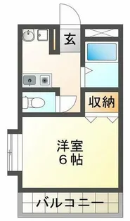 パサージュ西舞子【2階】の間取り