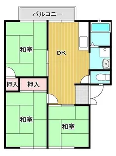 第2サンハイツ【501号室】の間取り
