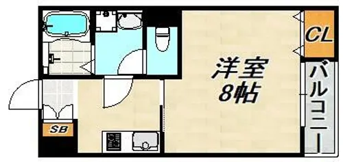 ブルーム【1階】の間取り