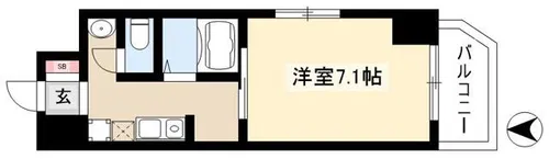 S-FORT神宮南【9階】の間取り