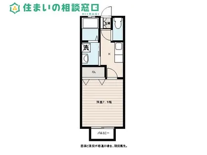 愛知県額田郡幸田町大字大草字馬場【アパート】の間取り