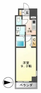 KDXレジデンス今池【8階】の間取り
