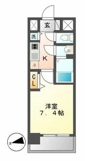 プレサンス久屋大通公園エアリー【2階】の間取り