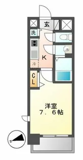 プレサンス久屋大通公園エアリー【5階】の間取り