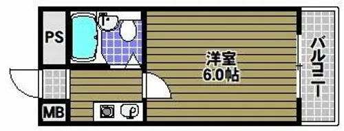 オンディーヌ【1階】の間取り