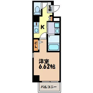Z・R名駅【9階】の間取り