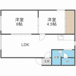アーバンハイツ【201号室】の間取り