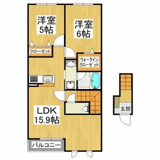 ガーデンホーム青葉丘【2階】の間取り