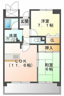 パレセゾン【3階】の間取り