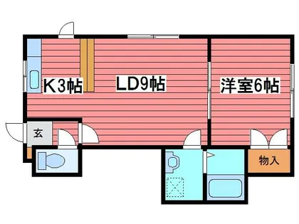 ファインコート羊ヶ丘【1階】の間取り
