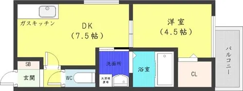 メイフェア【4階】の間取り