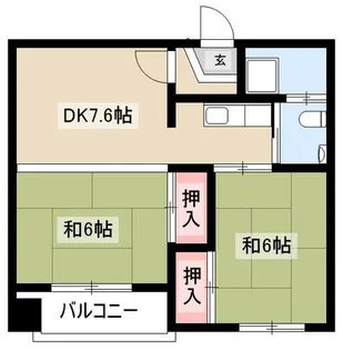 グランドール本山【4階】の間取り