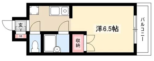 東山ビレッジ【512号室】の間取り