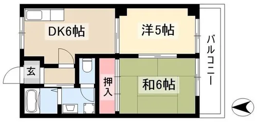 ヴィラロイヤル【1階】の間取り