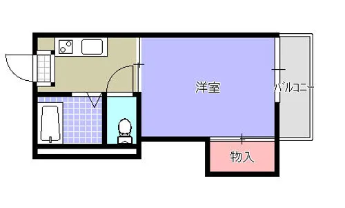 福岡県北九州市小倉南区守恒1丁目【アパート】の間取り