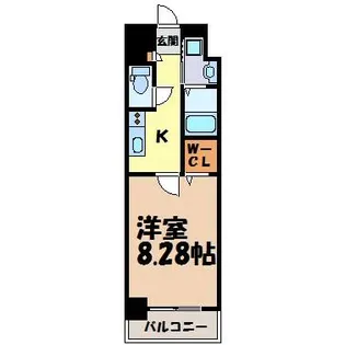 リラ出来町【9階】の間取り