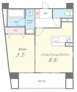 セイワパレス新梅田【5階】の間取り