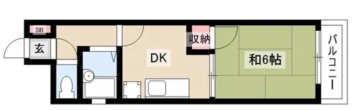 松岡ビル【4階】の間取り