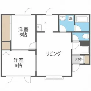 オリーブ34【1階】の間取り
