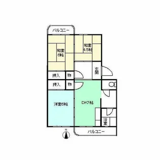 コーポ川村【302号室】の間取り