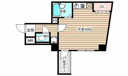 グリシナ野田【1階】の間取り