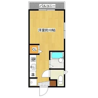 ハミュー吉塚【202号室】の間取り