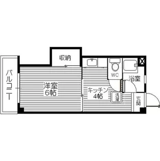 一木コーポ【2階】の間取り