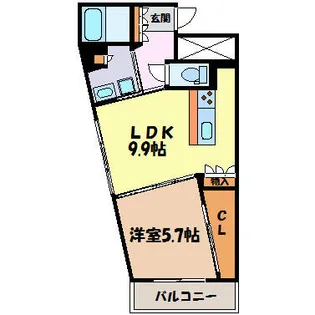 グランドゥール千種【3階】の間取り