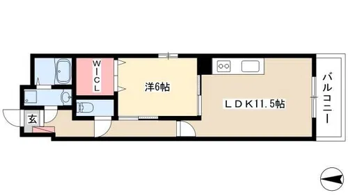ベルデュール【2階】の間取り