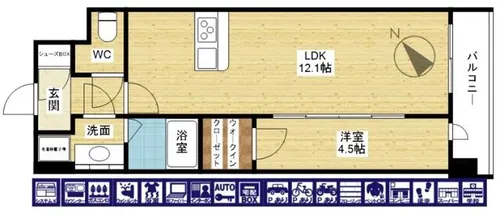 スプランディッド新大阪VII【7階】の間取り