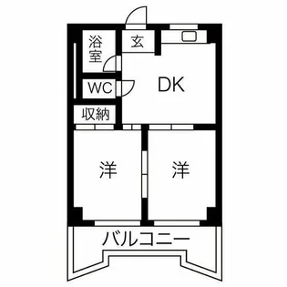 栄ファイブマンション【3階】の間取り