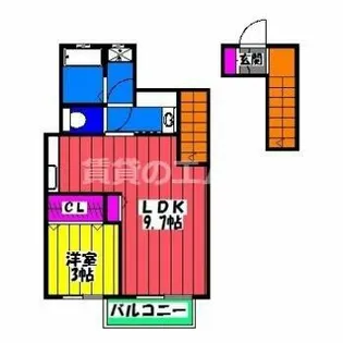コンフォールさくら【202号室】の間取り