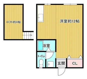 シティベールきよみず【203号室】の間取り