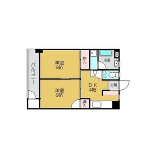 コーポサンホルト【403号室】の間取り