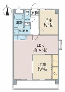 グリーンヒルズ浅井【1階】の間取り