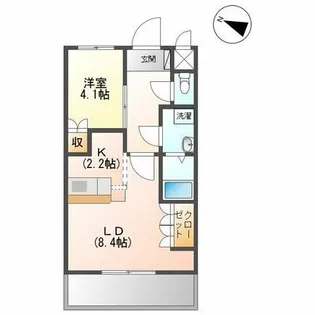 アマービレ【1階】の間取り
