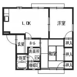 シュリーフェン399 C棟【2階】の間取り