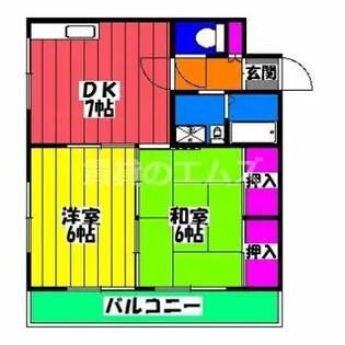 東那珂グリーンヒルズ【401号室】の間取り