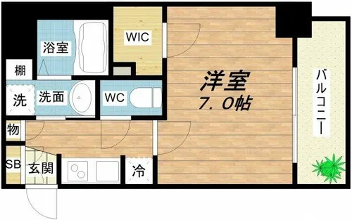 レオンコンフォート本町【15階】の間取り
