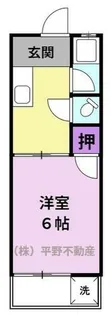 野中ハイツ(821-3)【2階】の間取り
