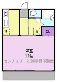 カーサ・エスメラルダ A棟【1階】の間取り