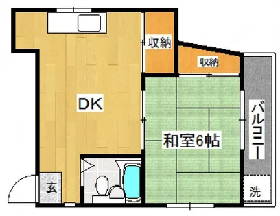愛協ビル【302号室】の間取り