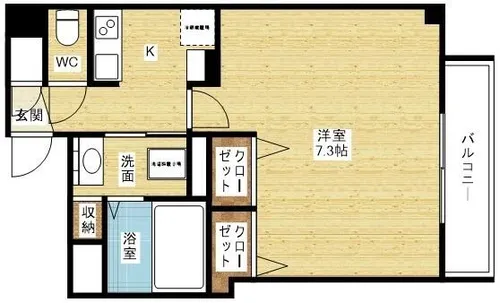 ライフフィールド三国本町【5階】の間取り