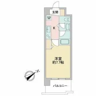 アルフィーレ新栄【0803号室】の間取り