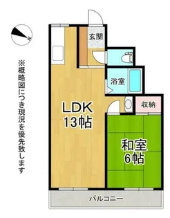 オルボス壱分【2階】の間取り