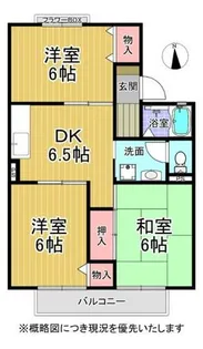 ルマン南生駒【2階】の間取り
